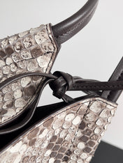 SMALL SOLSTICE 30 IN SNAKE PATTERN CALFSKIN