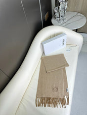 SCARF 180 CM IN CAMEL BEIGE CASHMERE 383863