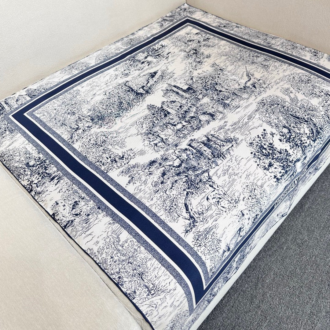 DIOR SCARF 90 CM IN SILK FABRIC 724824