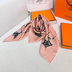 HERMES 25S SCARF 90 IN SILK 720007
