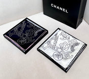 CHANEL 25S SCARF 90 IN TWILL SILK 740294