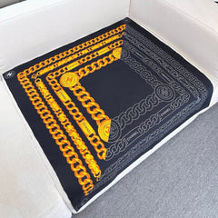 CHANEL 25S SCARF 90 IN SILK 639119