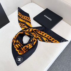 CHANEL 25S SCARF 90 IN SILK 639119