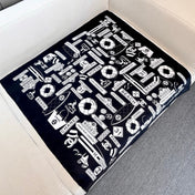 CHANEL 25S SCARF 90 IN SILK 729053