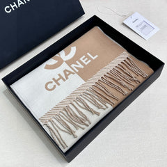 CHANEL 25S SCARF 184 IN MERINO WOOL 727323