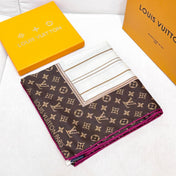 LV SCARF 140 CM IN SILK 721536