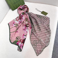 GUCCI 25S SCARF 180 IN SILK 655933