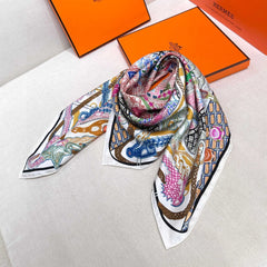 HERMES 25S SCARF 90 IN SILK 726442