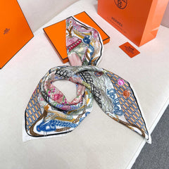 HERMES 25S SCARF 90 IN SILK 726442