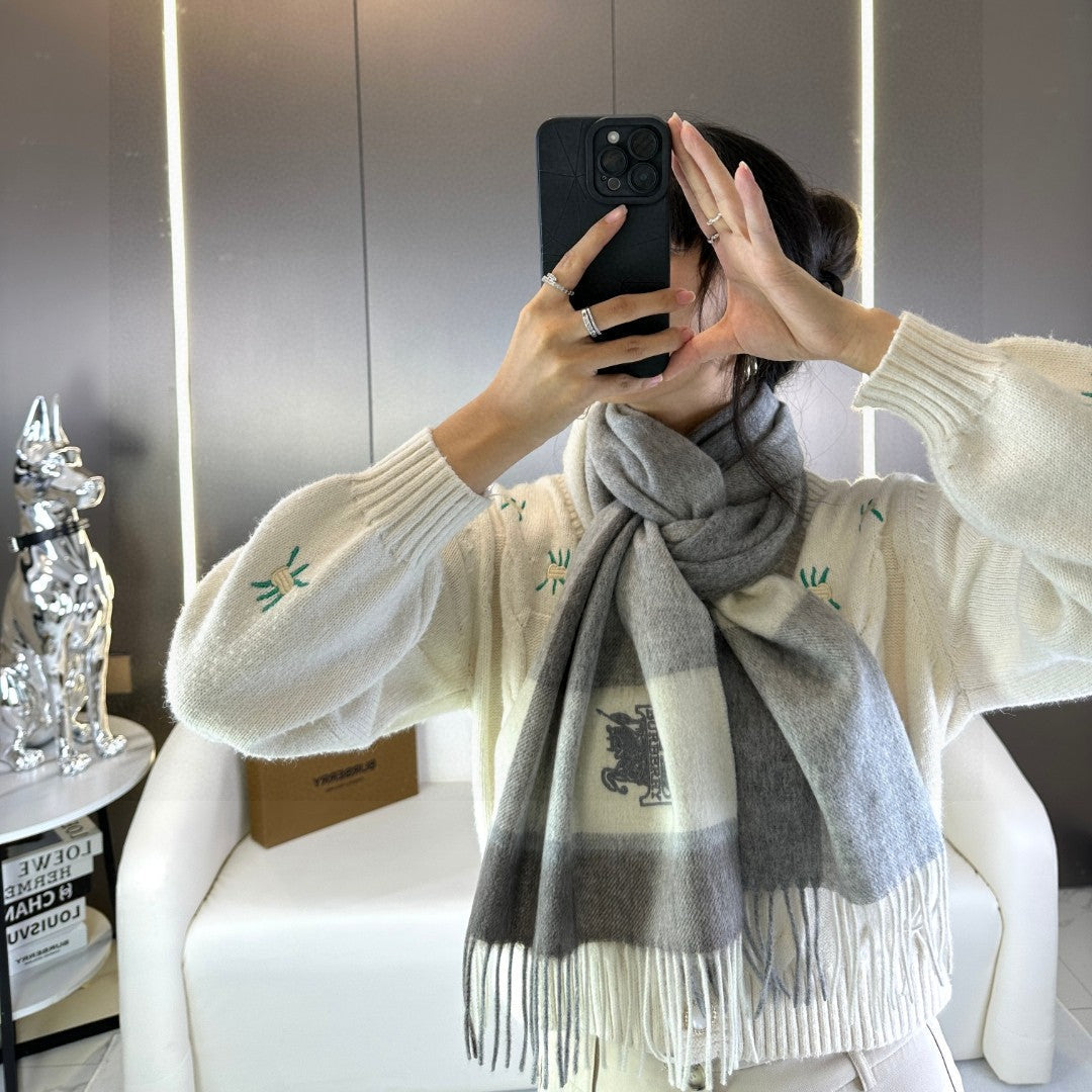 BBR SCARF 180 CM IN CASHMERE 724818