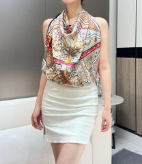 HERMES 25S SCARF 90 IN SILK 724811