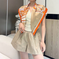 HERMES 25S SCARF 90 IN SILK TWILL 733935