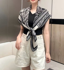 DIOR SCARF 110 CM IN SILK 730651