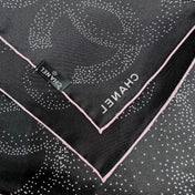 CHANEL 25S SCARF 90 IN SILK 730643