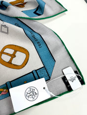 HERMES 25S SCARF 135 IN CASHMERE SILK 737308
