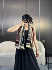 DIOR SCARF 140 CM IN CASHMERE-SILK BLEND 699255
