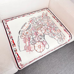 HERMES 25S SCARF 90 IN SILK 737176