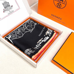 HERMES 25S SCARF 90 IN SILK 737177