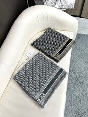 DIOR SCARF 140 CM IN SILK-WOOL BLEND 702040