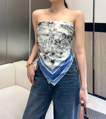 DIOR SCARF 90 CM IN SILK FABRIC 702042