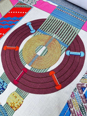 HERMES 25S SCARF 140 IN SILK 727341