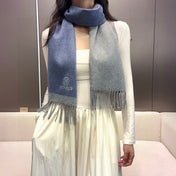 HERMES 25S SCARF 180 IN CASHMERE 854603