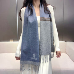 HERMES 25S SCARF 180 IN CASHMERE 854603