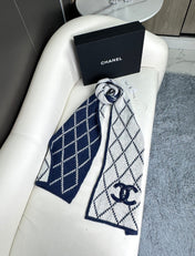 CHANEL 25S SCARF 180 IN WOOL 989767