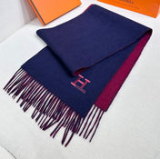 HERMES 25S SCARF 190 IN CASHMERE 985998