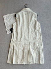 MONCLER SLEEVELESS PLEATED DRESS 269705