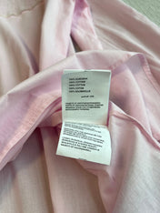 PRADA PINK EMBROIDERED LONG SHIRT