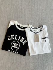 CELINE LONG SLEEVE PRINTED T-SHIRT 275643