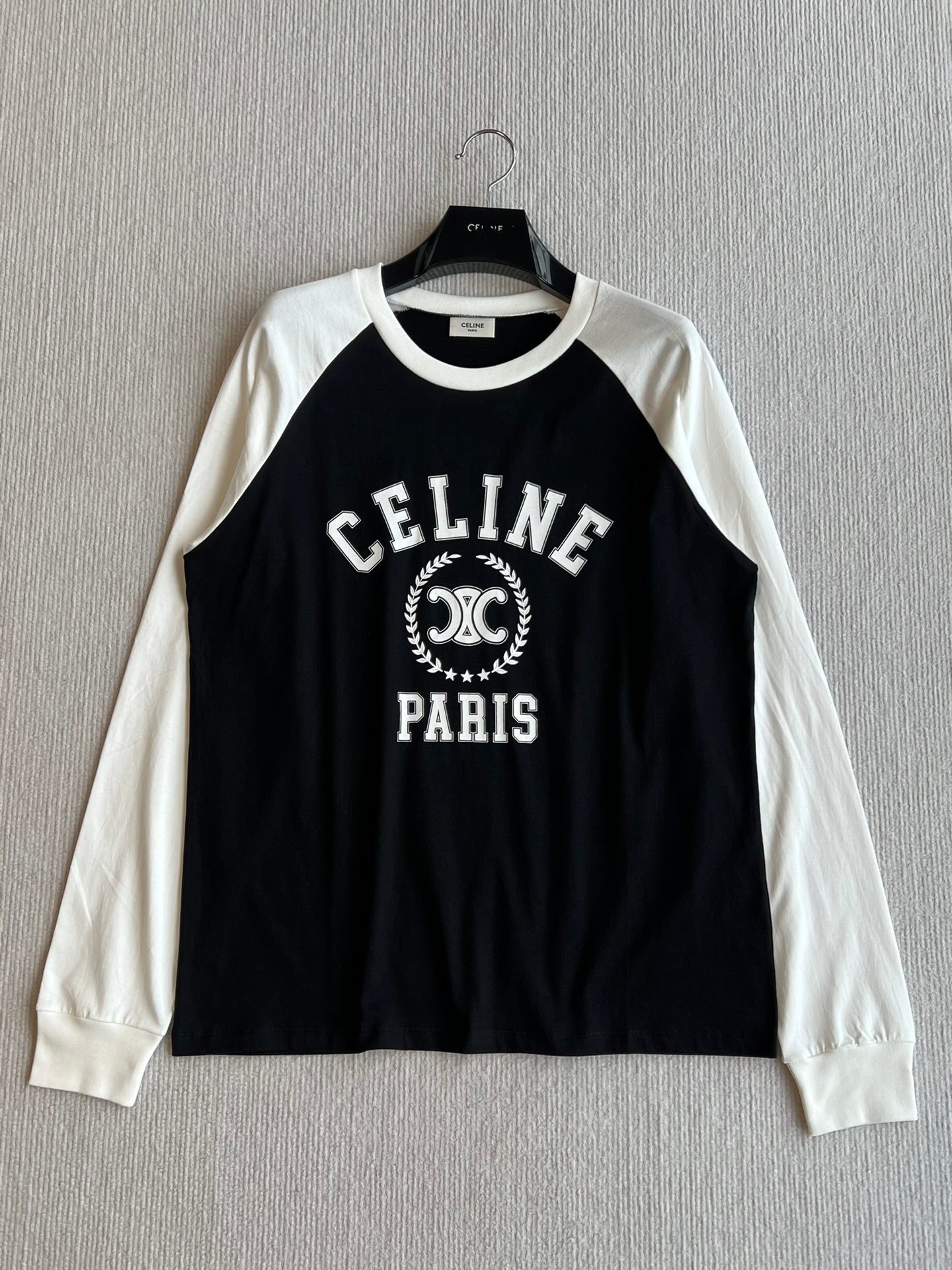 CELINE LONG SLEEVE PRINTED T-SHIRT 275643
