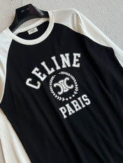 CELINE LONG SLEEVE PRINTED T-SHIRT 275643