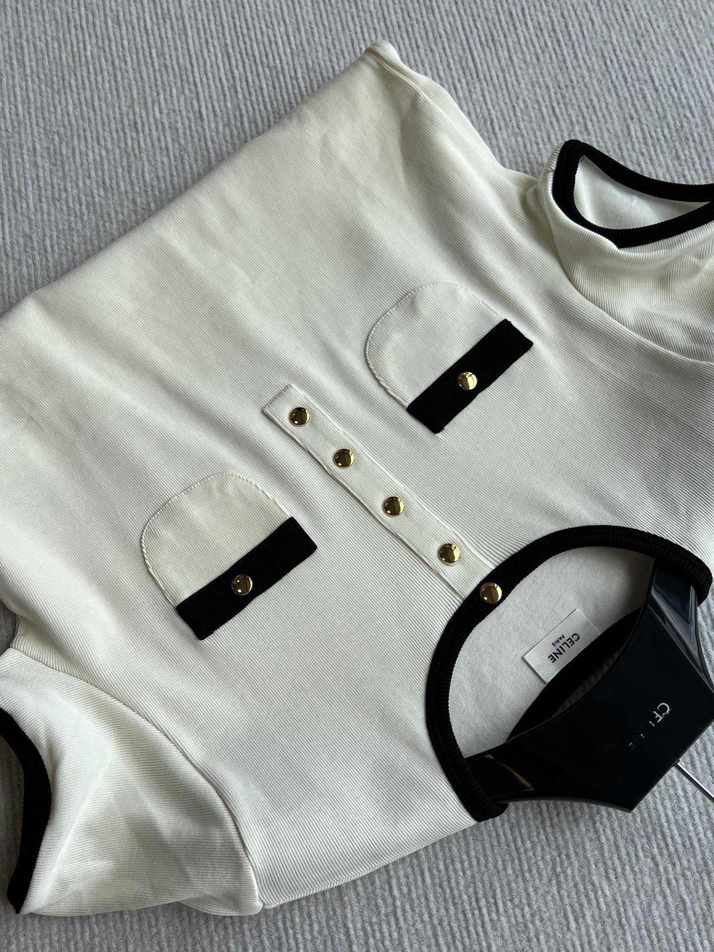 CELINE COLORBLOCK SHORT-SLEEVE T-SHIRT 269735