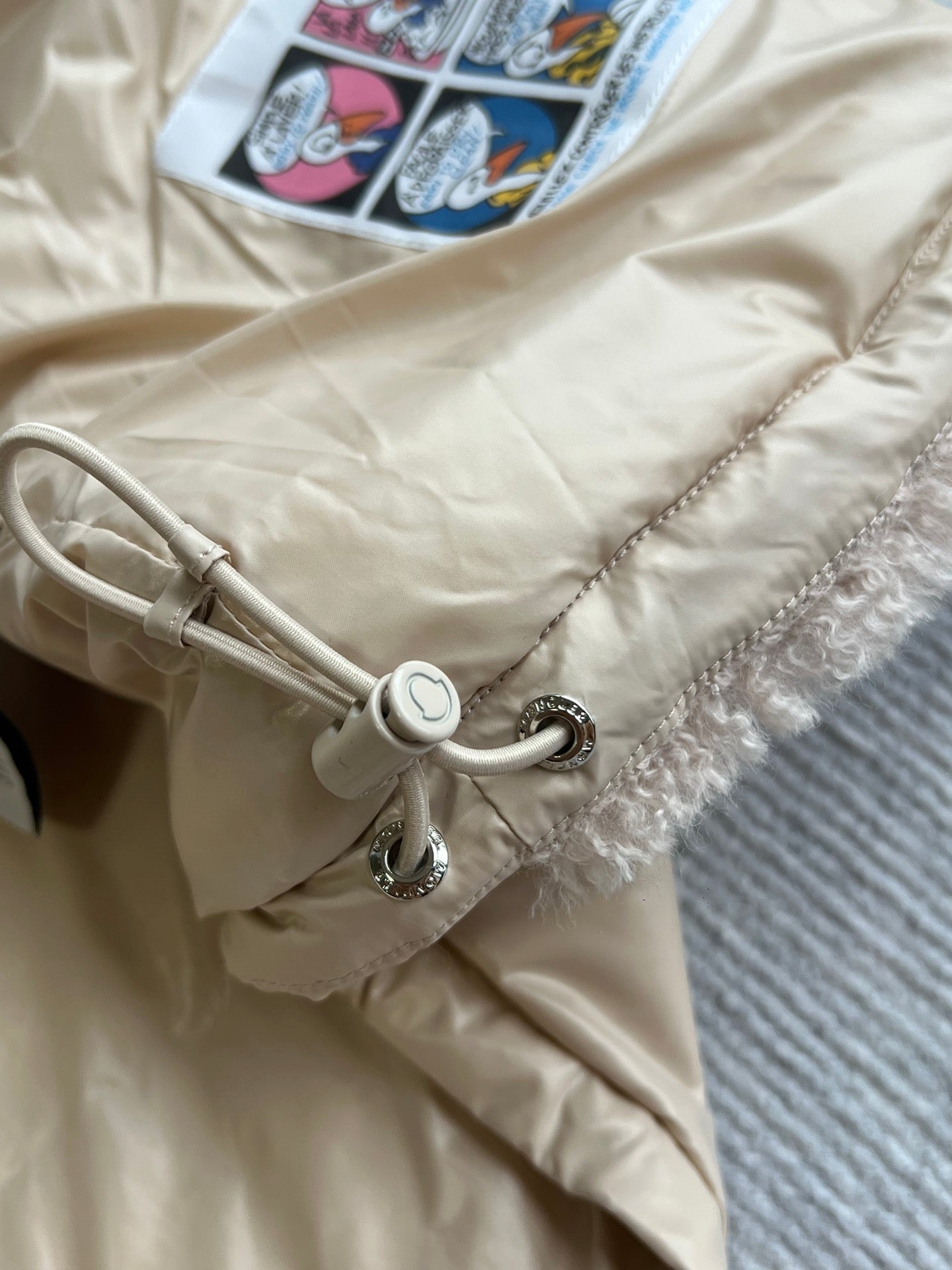 MONCLER 25S DOWN VEST IN LIGHT PINK 044