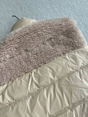 MONCLER 25S DOWN VEST IN LIGHT PINK 044