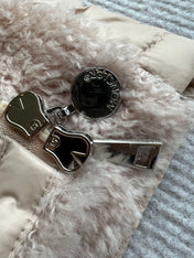 MONCLER 25S DOWN VEST IN LIGHT PINK 044