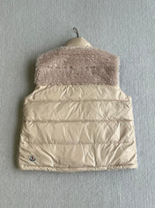 MONCLER 25S DOWN VEST IN LIGHT PINK 044