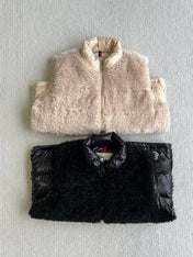 MONCLER 25S DOWN VEST IN LIGHT PINK 044