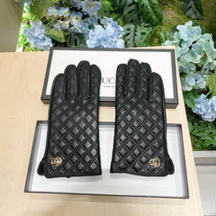 TOUCHSCREEN GLOVES IN BLACK LAMBSKIN 427401