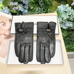 GLOVES IN BLACK LAMBSKIN 464978