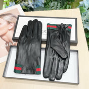 TOUCHSCREEN GLOVES WITH WEB IN BLACK SHEEPSKIN 464982