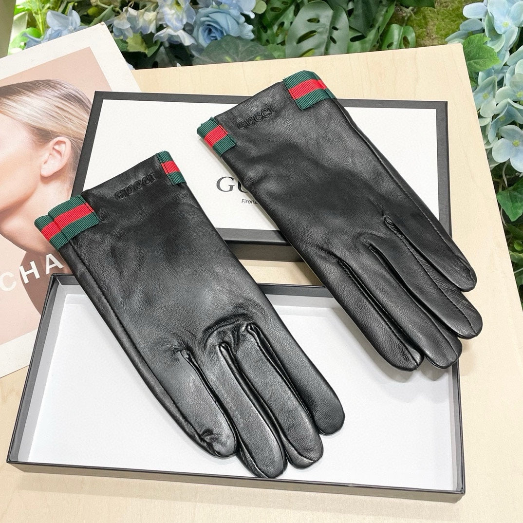 TOUCHSCREEN GLOVES WITH WEB IN BLACK SHEEPSKIN 464982