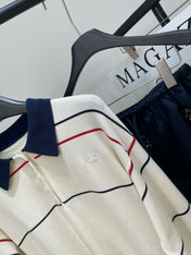 CELINE LONG-SLEEVE POLO SWEATER 275968