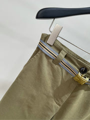 MIUMIU SPLIT HEM CROPPED PANTS 269932