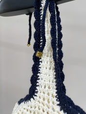 CELINE OPEN-KNIT FLORAL PATTERN KNIT VEST 275887