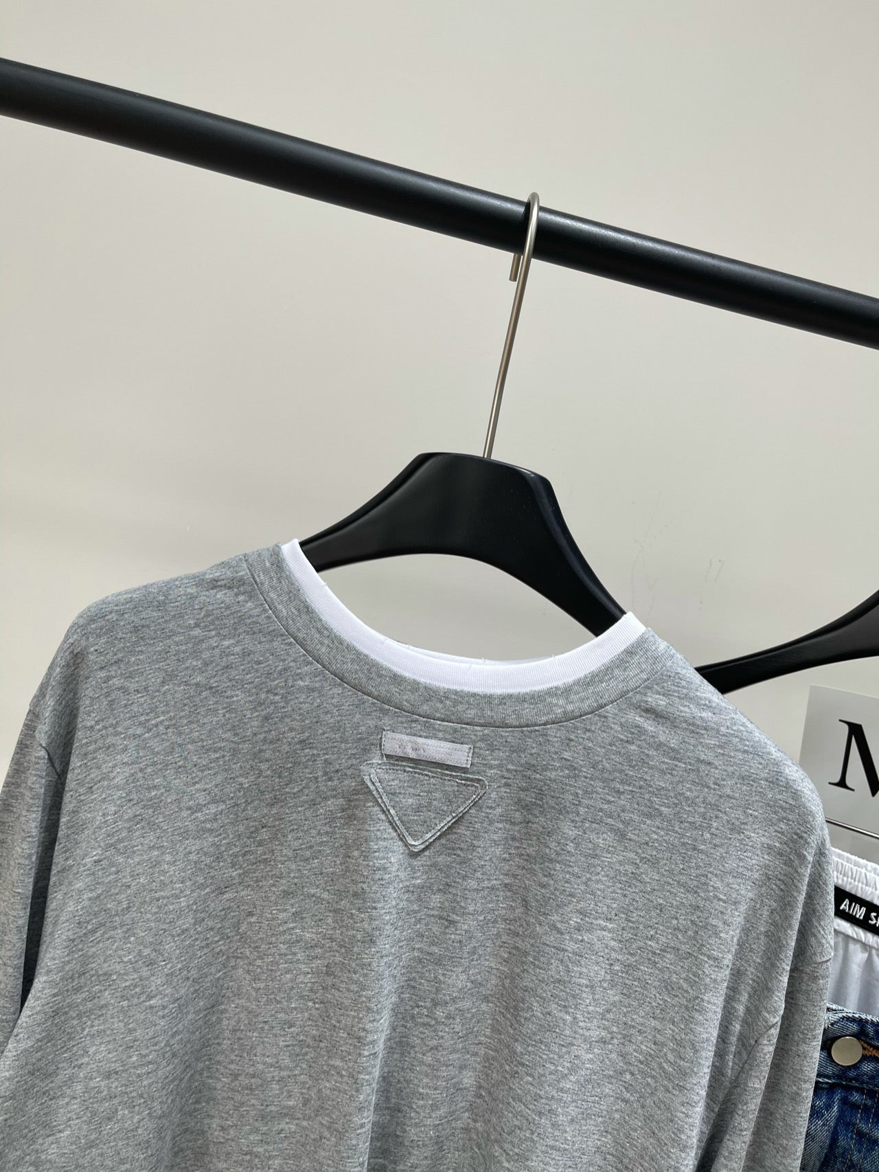 PRADA TWO-PIECE LONG SLEEVE T-SHIRT 273175