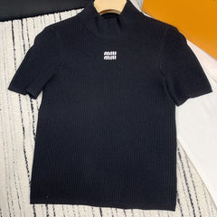 MIUMIU CREW NECK KNIT SWEATER 219791