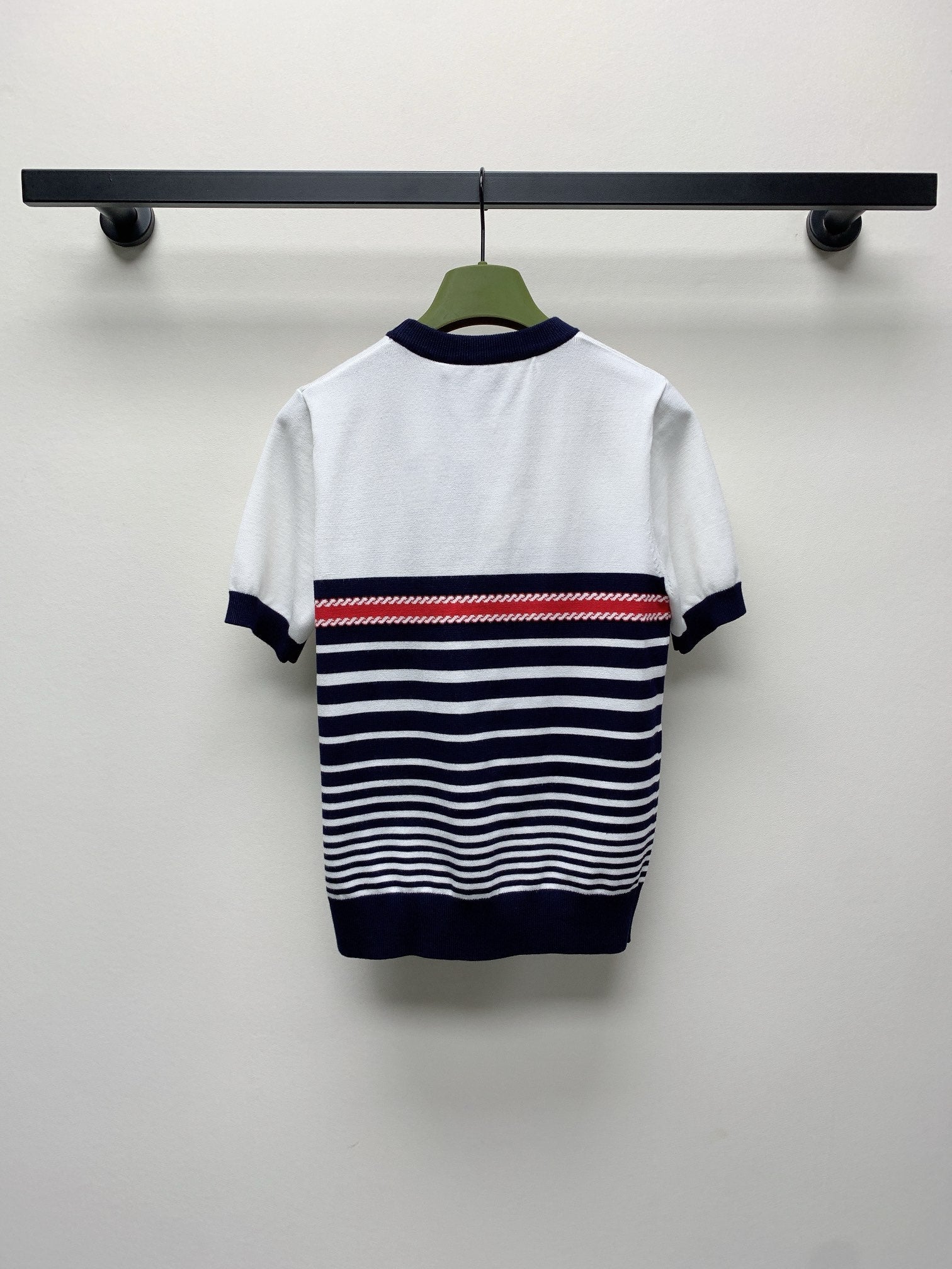 GUCCI SHORT-SLEEVE KNIT TOP 253099